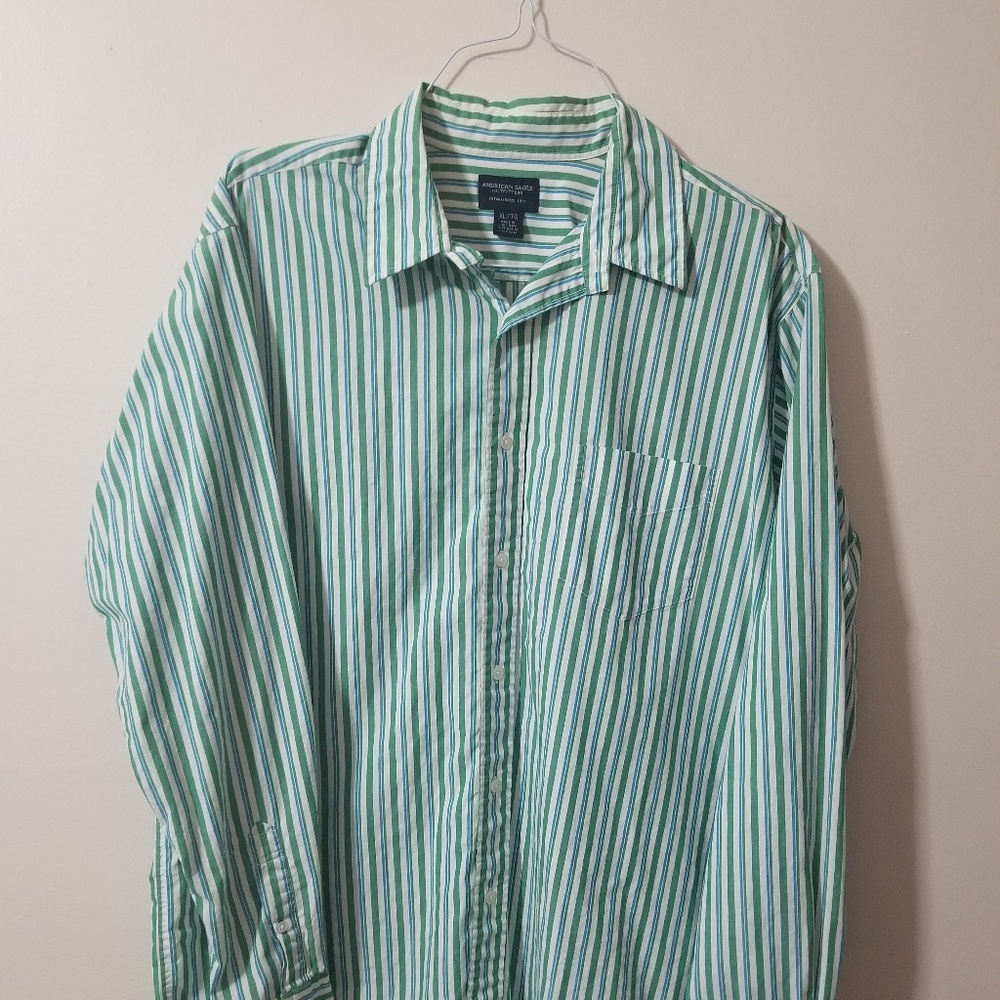 AMERICAN EAGLE - striped shirt casual shirt